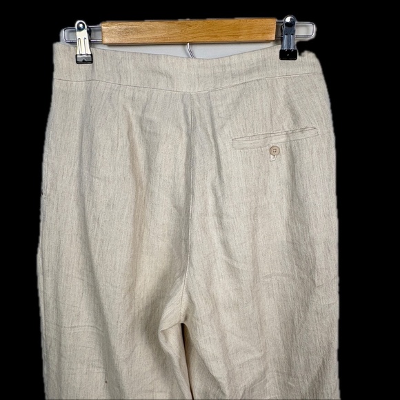 Aritzia Wilfred Women's Allant Linen Blend Ankle Trouser Pants Sz 2 Breathable - Picture 8 of 16